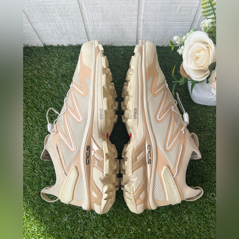 Salomon XT Rush 2 Bleached Sand women Sz 11 men10 Sneakers new (store display)👟 - Picture 13 of 16